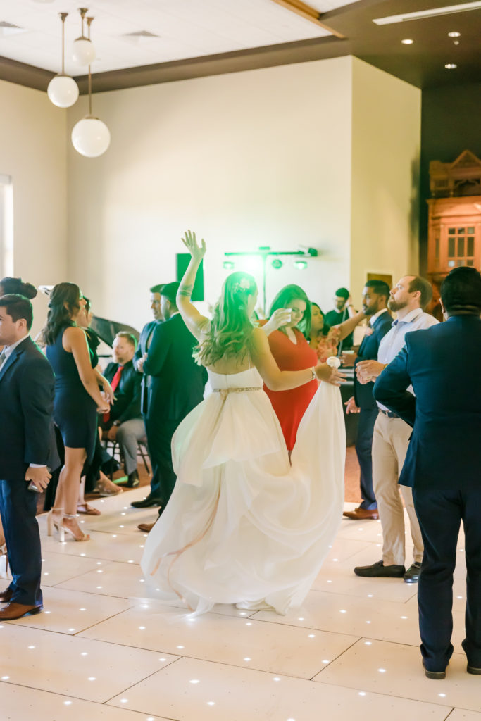 Dancing at the Boise History Museum Wedding 