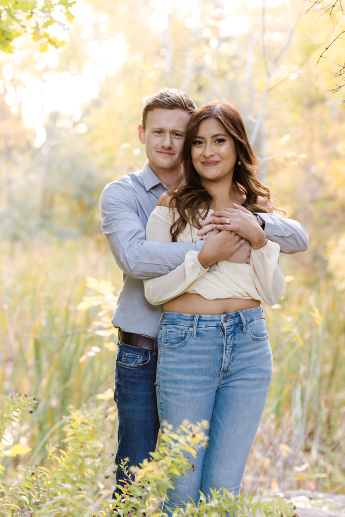 Boise Engagement Session in the fall
