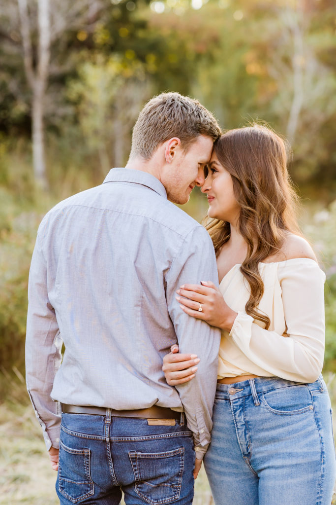 Downtown Fall Boise Engagement Session