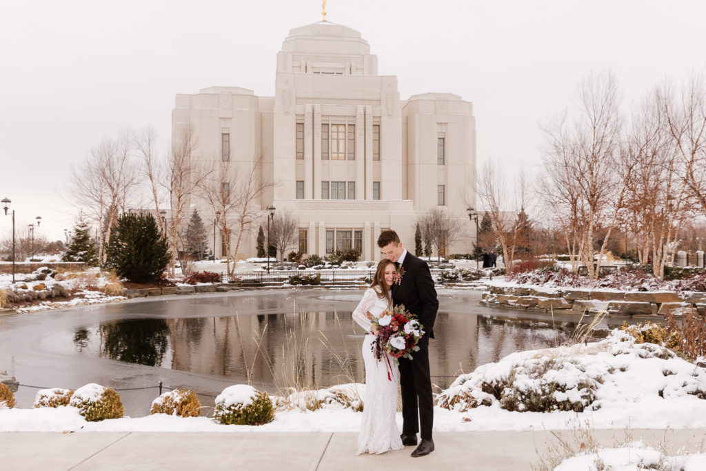 Meridian Idaho Temple wedding