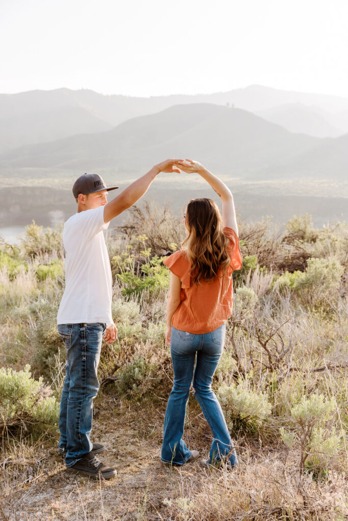 Engagement session in Idaho