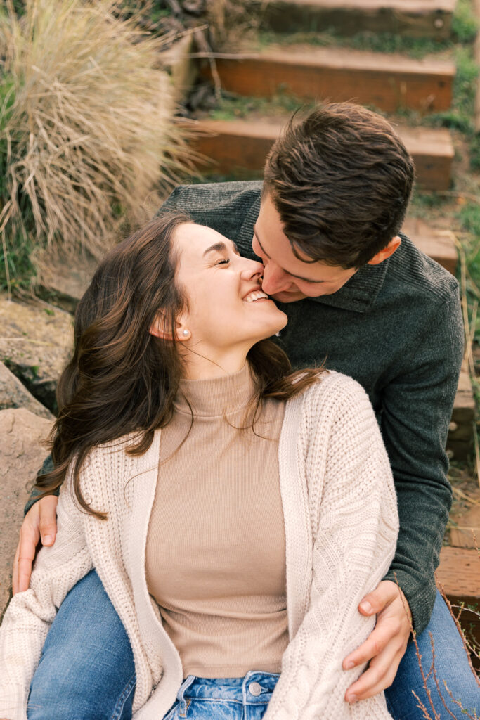 fall couples engagement session in boise
