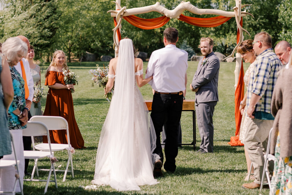 Rustic Prairie's Edge Wedding