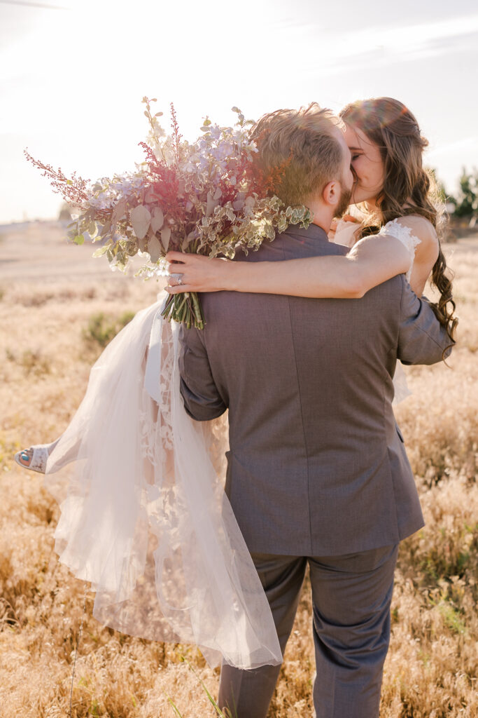 Rustic Prairie's Edge Wedding