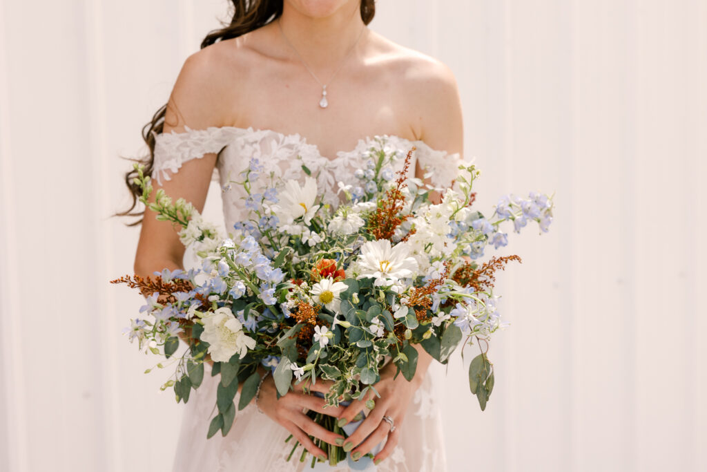 Bridal Bouquet Jason and Lainey’s Prairie’s Edge Wedding