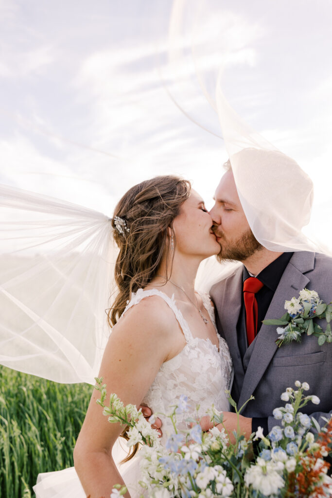 Rustic Prairie's Edge Wedding