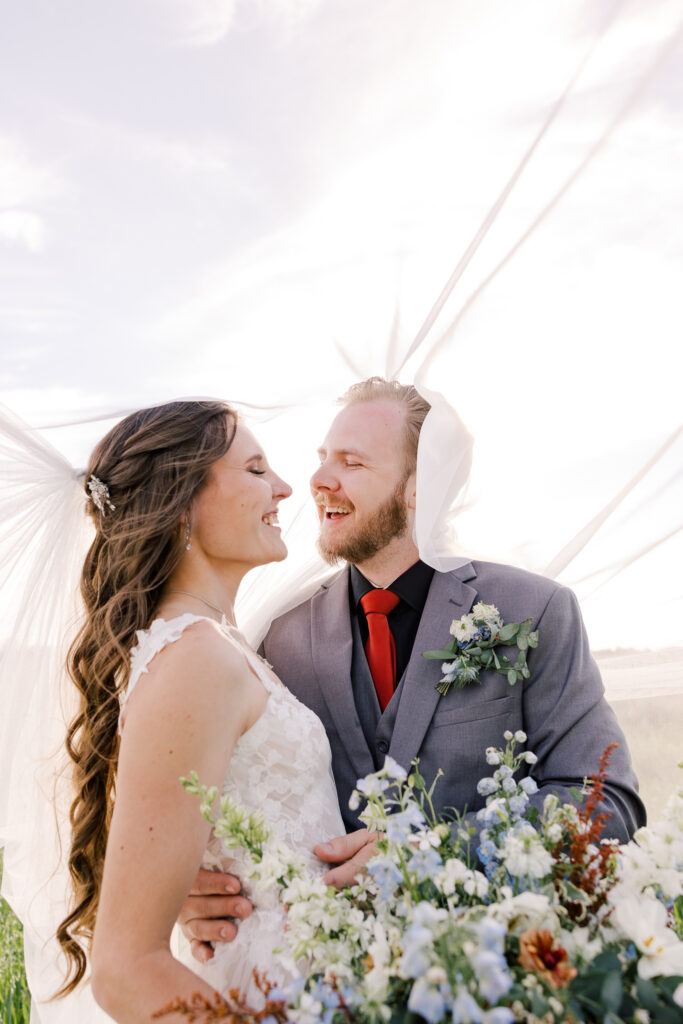 Rustic Prairie's Edge Wedding