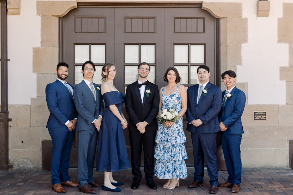 Bridal Party at the Boise Train Depot