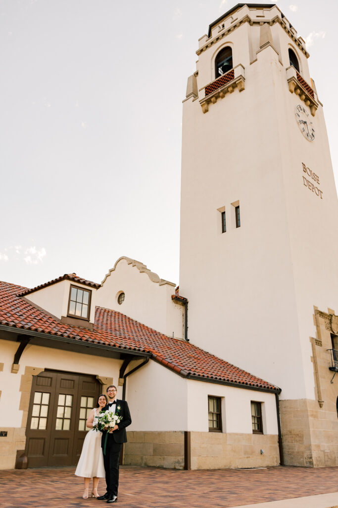 The Boise Train Depot Wedding