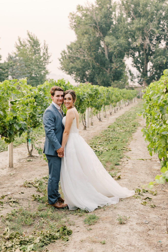 Wedding at Fox Canyon Vineyard, Idaho || John and Anna