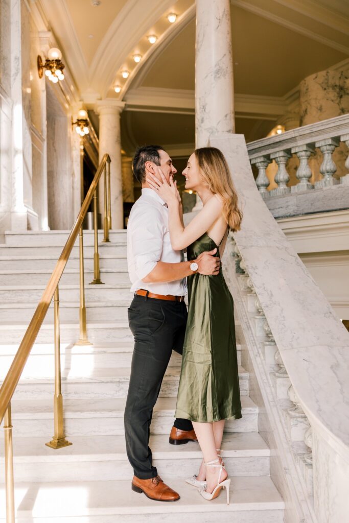 Downtown Boise Bar Engagement Session