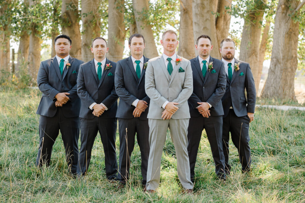 fun and vibrate backyard wedding