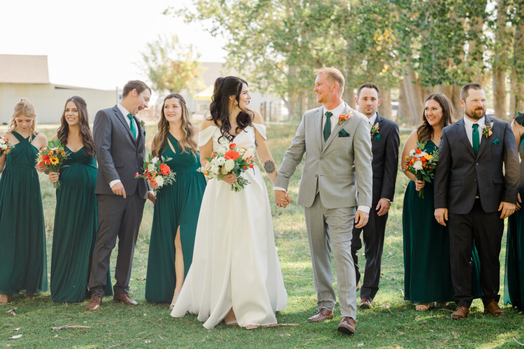 Boise Idaho backyard wedding
