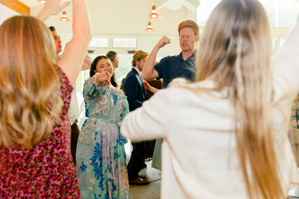 Spring wedding at Barber Park in Boise Idaho