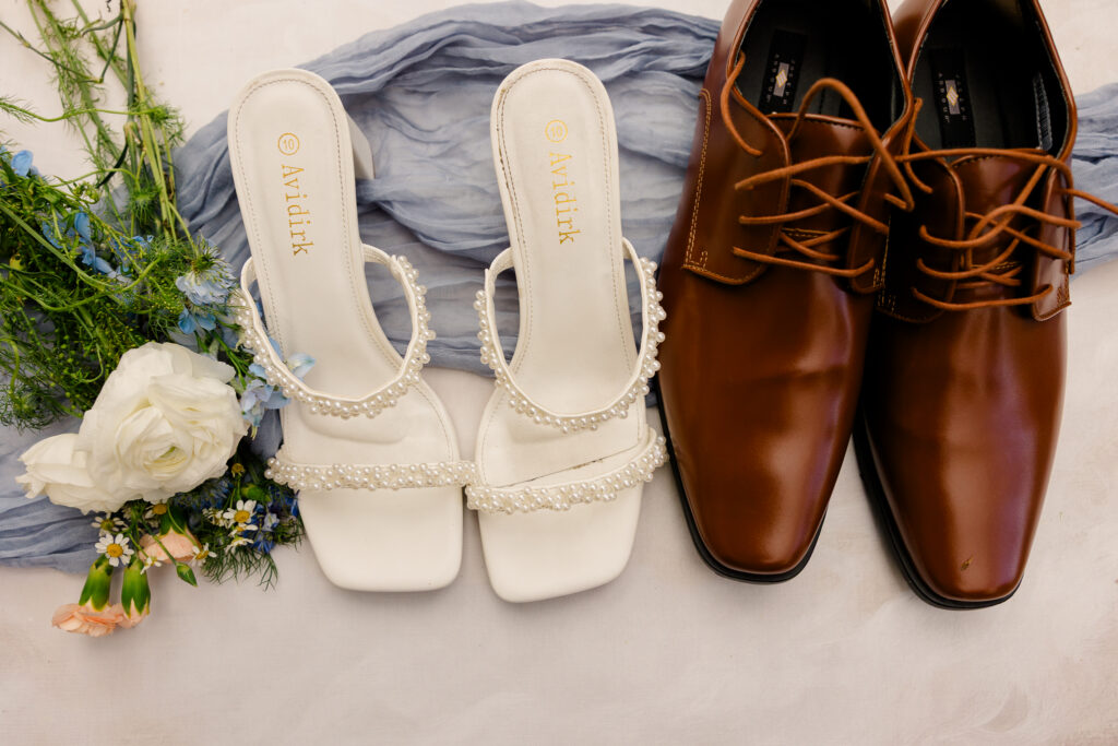 Spring wedding at Barber Park in Boise
